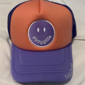 boggLife Orange and Purple Trucker Hat